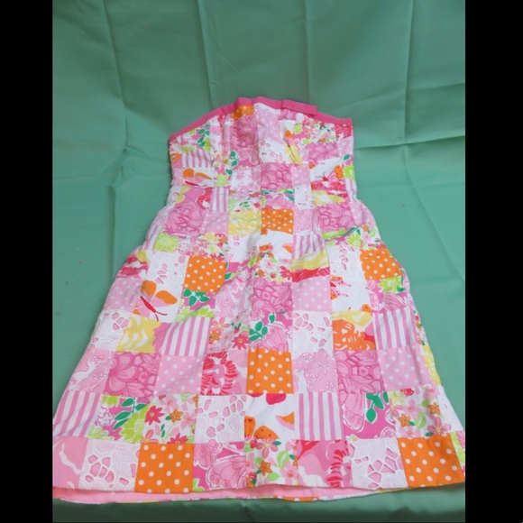 Lilly Pulitzer Dress Size 6 Patchwork - Picture 1 of 5
